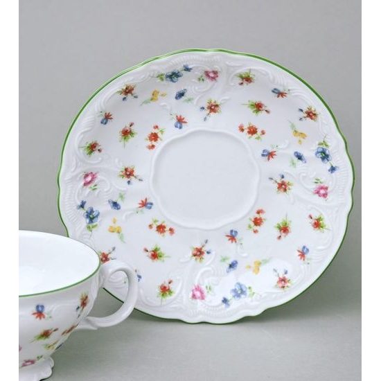 Podšálek 15,5 cm, Thun 1794, karlovarský porcelán, BERNADOTTE 7570a57