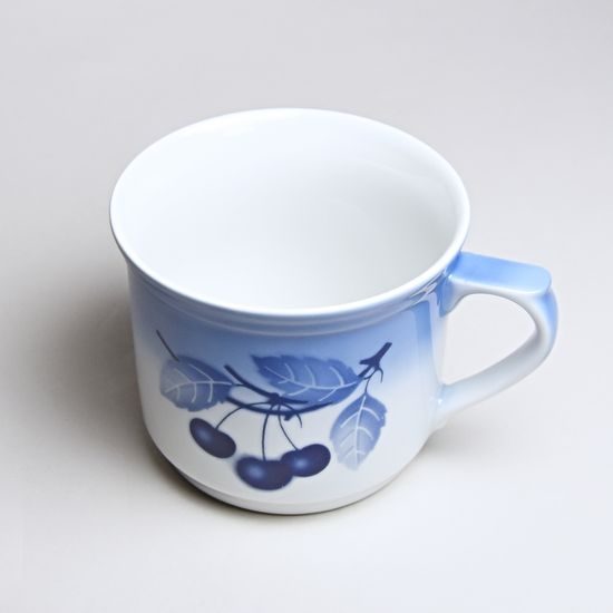 Mug warmer 0,6 l, Thun 1794 Carlsbad porcelain, BLUE CHERRY