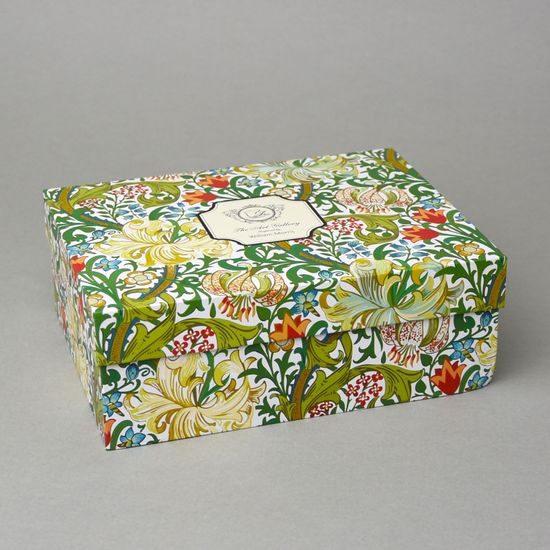 Cup espresso 110 ml + saucer 116 mm, William Morris, Golden lily, set of 2 pcs., porcelain Duo Gifts