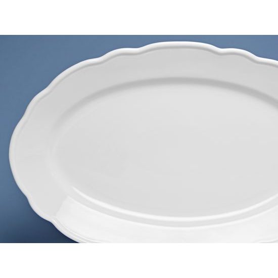 Oval dish 35 cm, White, Cesky porcelan a.s.