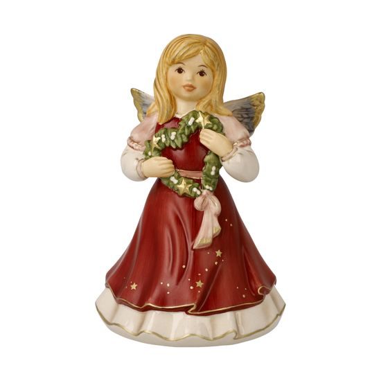 Veselý anděl 9,5 / 9,5 / 14 cm, kamenina, Goebel