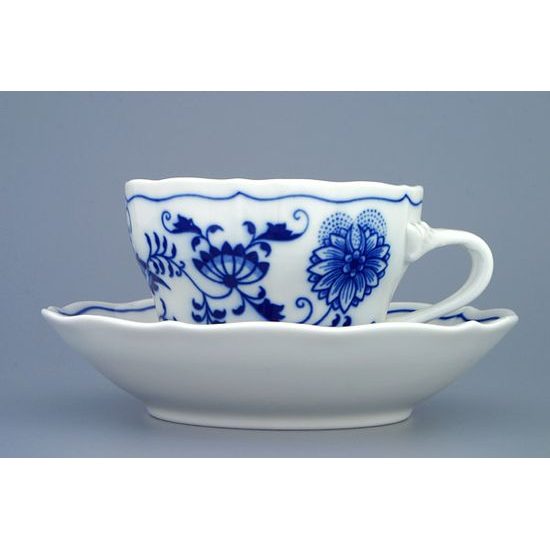 Cup and saucer C + C, 250 ml / 15,5 cm for tea, Original Blue Onion Pattern