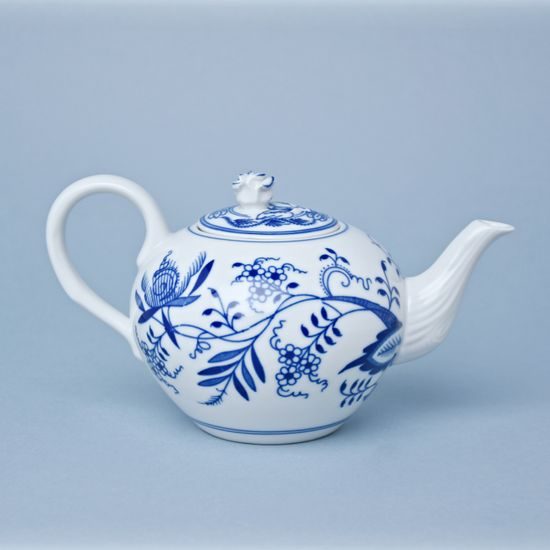 Tea pot with a Strainer 0,65 l, Original Blue Onion Pattern, QII