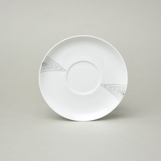 Podšálek 16 cm, Thun 1794, karlovarský porcelán, TOM 29951