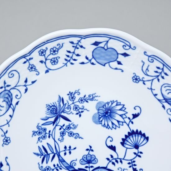 Cake plate with handles 27 cm, Thun 1794, Carlsbad Porcelain, NATALIE Onion Pattern