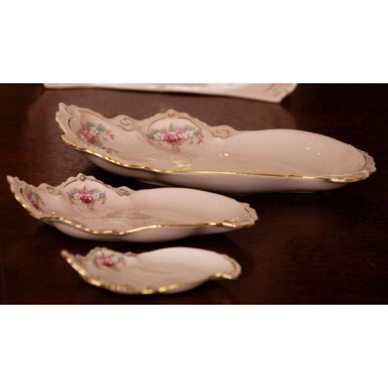 Mísa přílohová velká 13,3 cm, Lenka 563, Růžový porcelán z Chodova