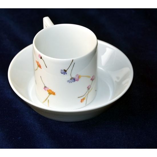 Cup espresso 80 ml plus saucer 110 mm, Meissen porcelain