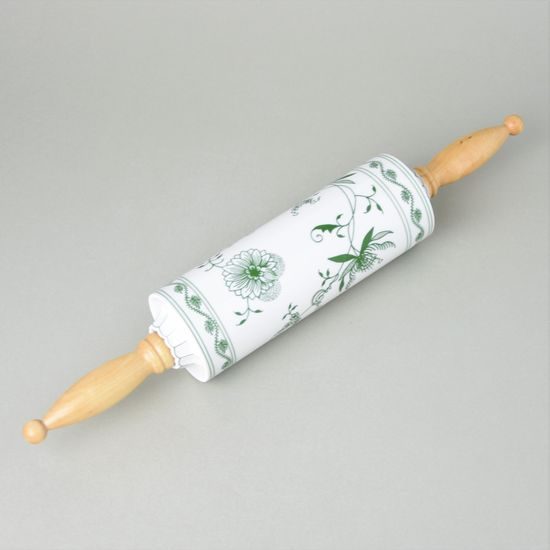 Rolling pin 45 cm, Original Green Onion Pattern