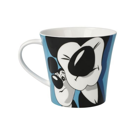 Cup Blue mouse 350ml, Fine Bone China, J. Häfner, Goebel