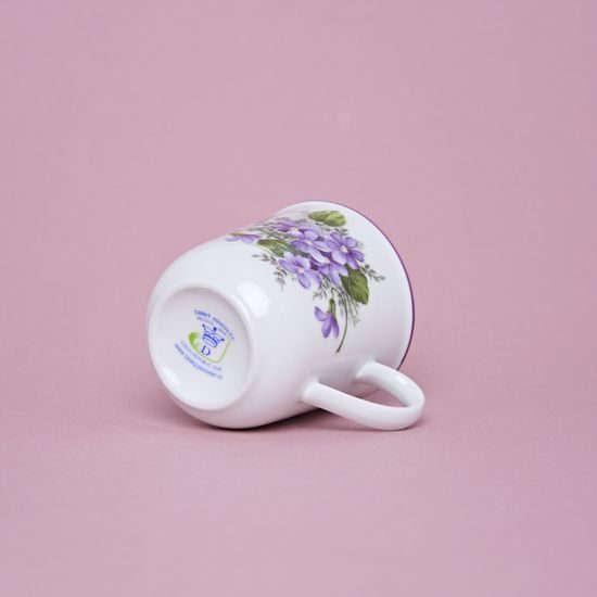 Hrnek Dětský 160 ml, fialky, Český porcelán a.s.