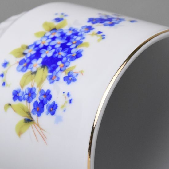 Hrnek Leo 300 ml, pomněnky se zlatou linkou, Český porcelán a.s.