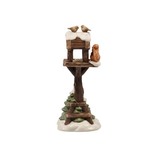 Figurka Malá zimní snídaně 6 / 5,5 / 13 cm, kamenina, Goebel