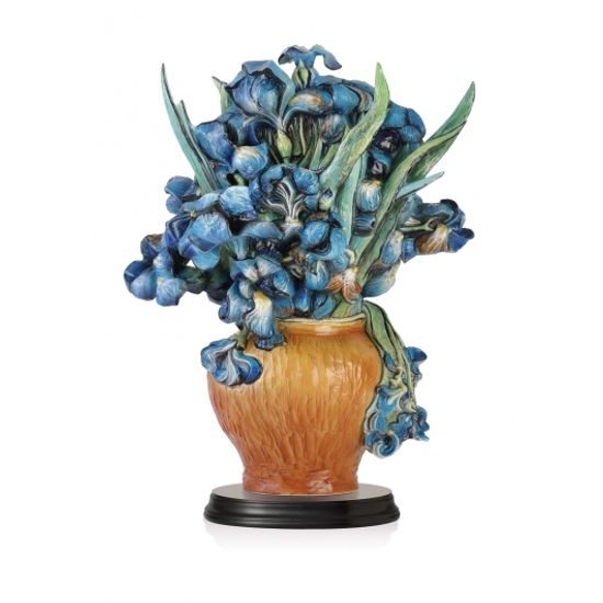 Vase Iris 39 cm, porcelain, Van Gogh, porcelain FRANZ