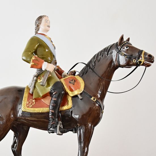 Peter The Great, 41 x 18 x 42 cm, Porcelain Figures Gläserne Porzellanmanufaktur