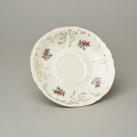 BERNADOTTE castle: Cup + saucer 220 ml / 16 cm, Thun 1794, karlovarský porcelán