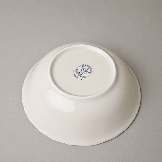 Miska kompotová 14 cm, cibulák ECO červený na ivory, Český porcelán a.s.