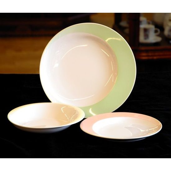 Talířová souprava pro 6 osob, Thun 1794, karlovarský porcelán, FUTURE barevná