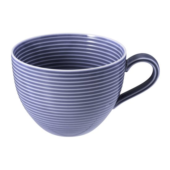 Beat modrá lilac: Šálek 350 ml snídaňový/na mléko, porcelán Seltmann