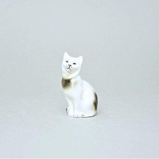 Cat 8,3 x 4,5 x 4 cm, Luxor, Porcelain Figures Duchcov