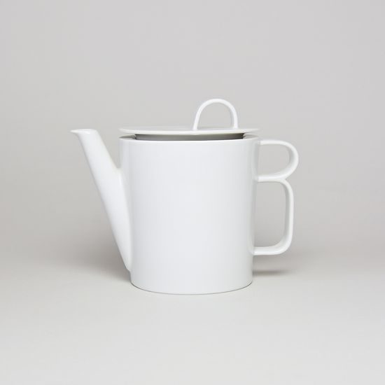 Bohemia White, Víčko ke konvi hotelové čajové 0,45 l, design Jiří Pelcl, Český porcelán a.s.