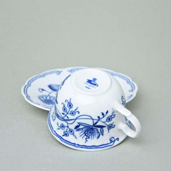 Cup tea 210 ml plus sacuer 155 mm, Thun 1794 Carlsbad porcelain, Natalie - Onion