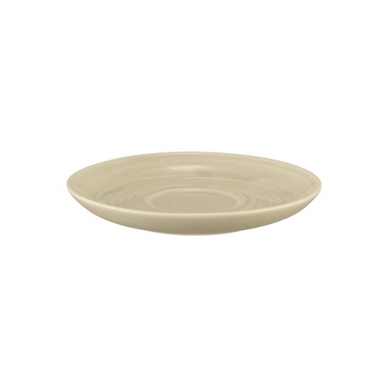 Terra BEIGE: Čajový podšálek 13,5 cm, porcelán Seltmann