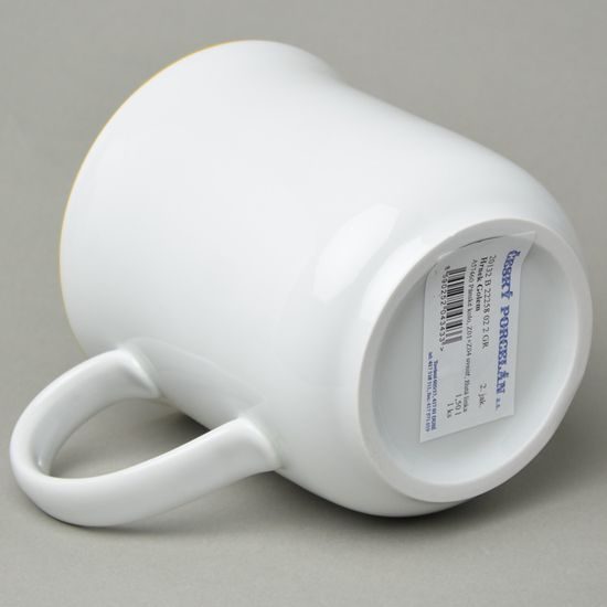 Mug Golem 1,5 l, Men's bike - yellow line, Český porcelán a.s.