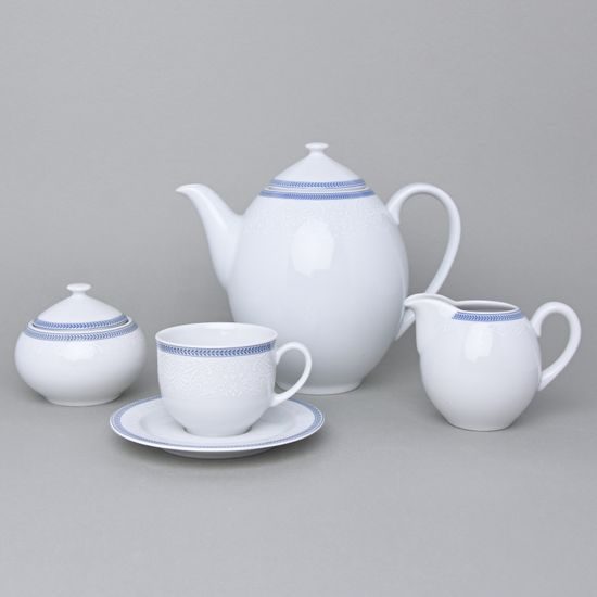 Coffee set for 6 persons, Thun 1794 Carlsbad porcelain, OPAL 80136