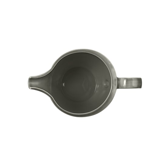 Beat perleťová šedá: Mlékovka 280 ml, porcelán Seltmann