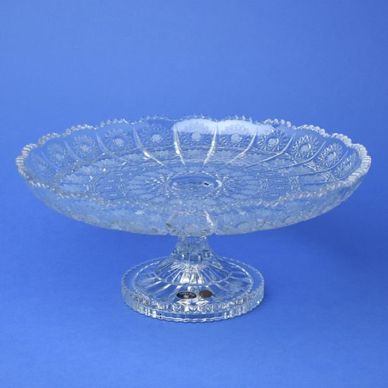 Bowl footed 30,5 cm, 500 pk cut, Bohemia Crystal