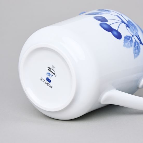Jug Angelika 2 l, Thun 1794, Carlsbad porcelain, BLUE CHERRY