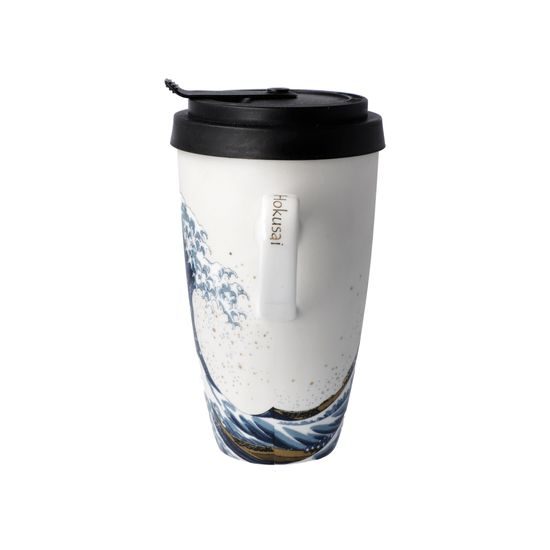 Mug to go K. Hokusai - The Great Wave, 0,5 l, Fine Bone China, Goebel