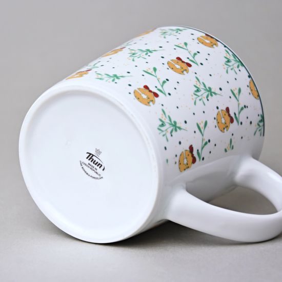 Hrnek Tomáš 470 ml Vánoční, ozdoba, Thun 1794, karlovarský porcelán