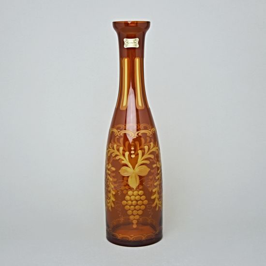 Egermann: Crystal Carafe for water or wine, 32 cm, 1000 ml, Amber