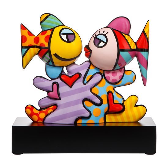 Figurka Ocean Love, 29,5 / 12 / 31 cm, porcelán, R. Britto, Goebel