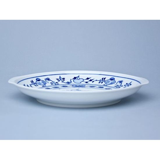 Plate with handles 24,6 cm, Original Blue Onion Pattern, QII