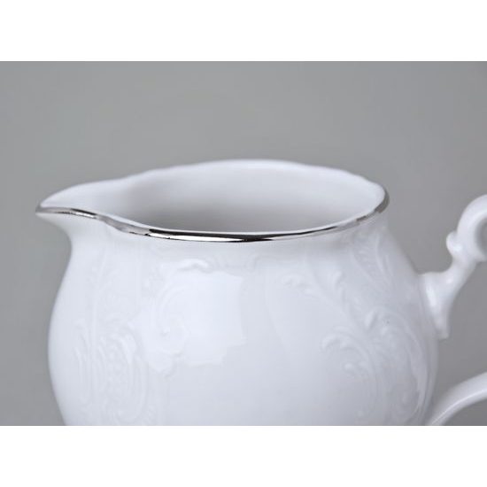 Mlékovka 250 ml, Thun 1794, karlovarský porcelán, BERNADOTTE platina