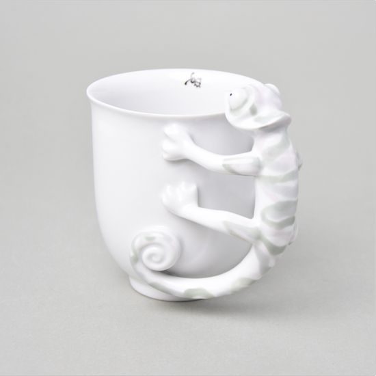 Hrnek ZOO chameleon 400 ml, 12 cm, porcelán Goldfinger