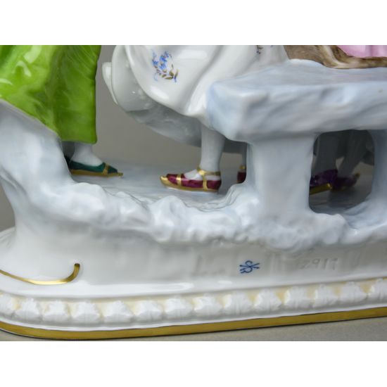 Ice-sport 32 x 13 x 25 cm, Felix Zeh, Porzellanmanufaktur Scheibe-Alsbach