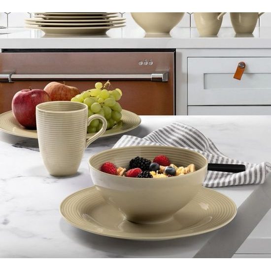 Beat pískovo-béžový: Mísa 28 cm, porcelán Seltmann