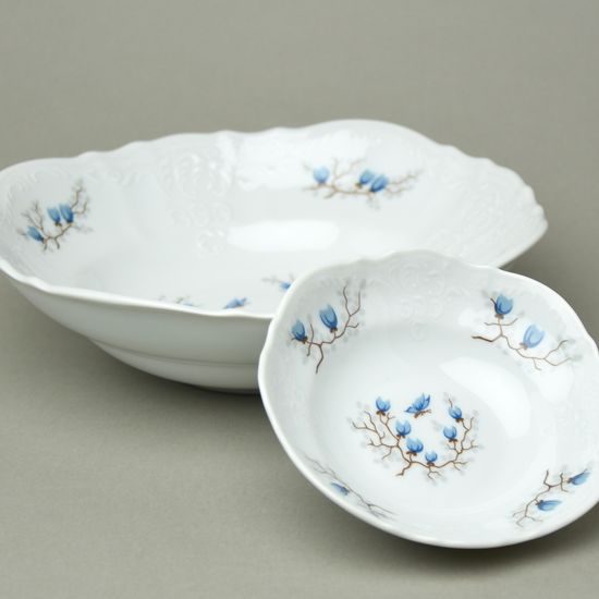 Kompotová sad apro 6 osob, Thun 1794, karlovarský porcelán, BERNADOTTE motýli