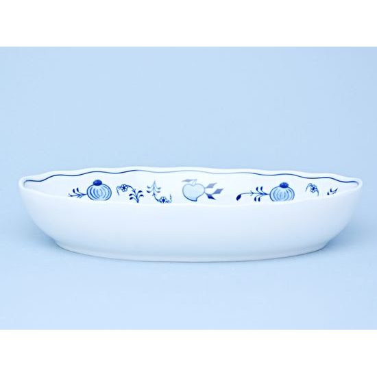 Salad bowl 27,8 x 20,3 cm, h.5,1 cm, Original Blue Onion Pattern