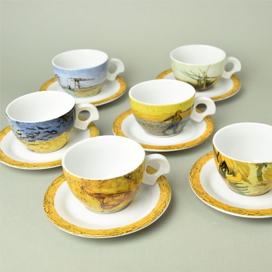 Van Gogh: Cup 200 ml and saucer 16 cm Dova, 6 pcs., Thun 1794