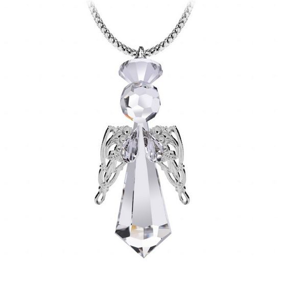 Angel - jewel, 20 x 42 mm, Crystal Gifts and Decoration PRECIOSA