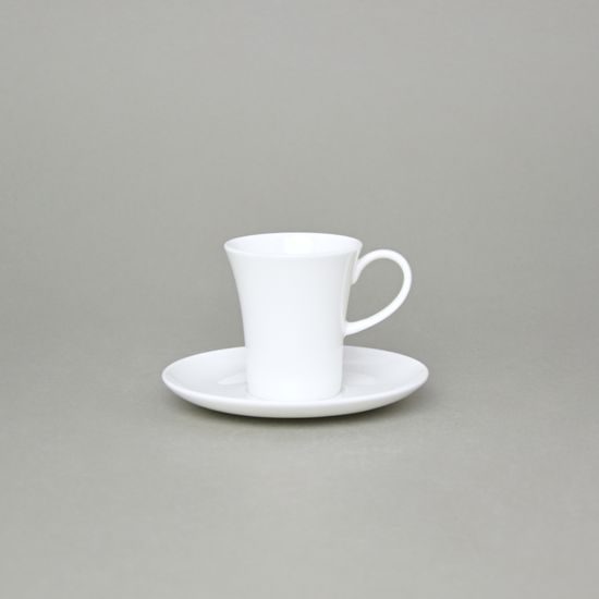 Podšálek espresso 12 cm, jemný kostní porcelán Kaiser