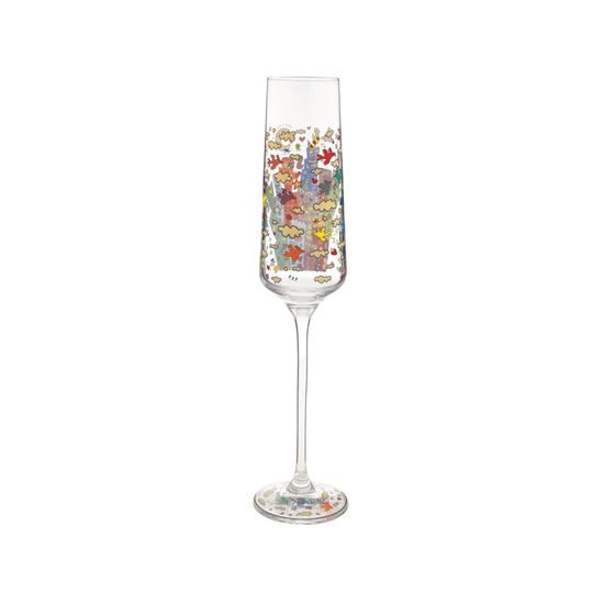 Champagne glass My NYC Night 200ml, glass, J. Rizzi, Goebel