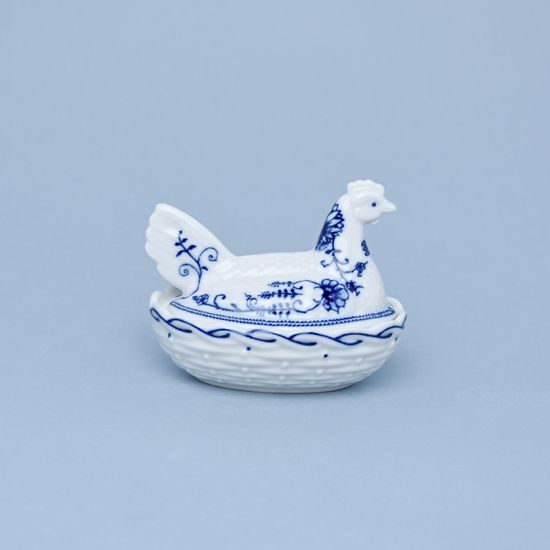 Blue Onion: Dose Hen small 10 cm, Leander 1907