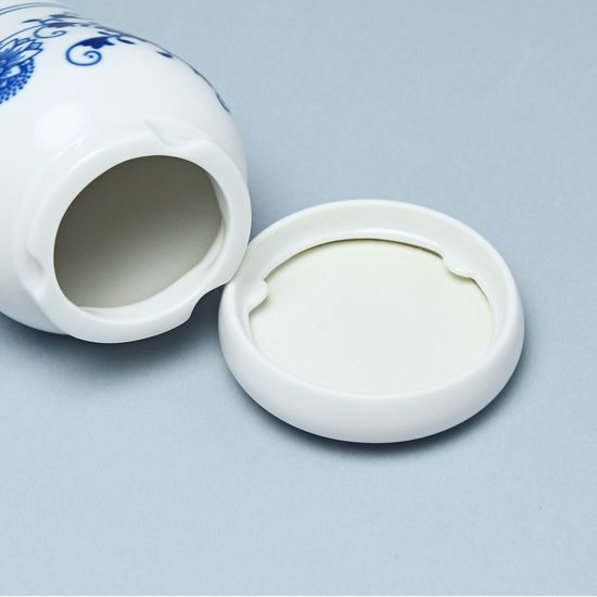 Dose with rubber gasket under lid 77 mm, Original Blue Onion Pattern