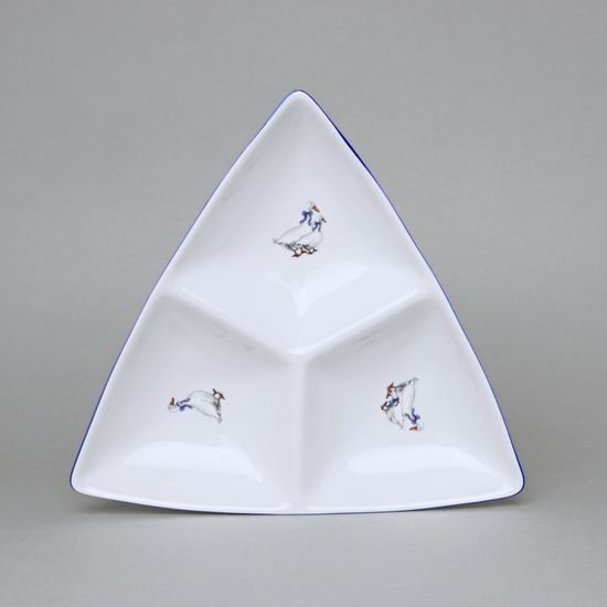 Miska Trina třídílná malá č. 3 20,5 x 20,5 x 20,5 cm, husy, Český porcelán a.s.