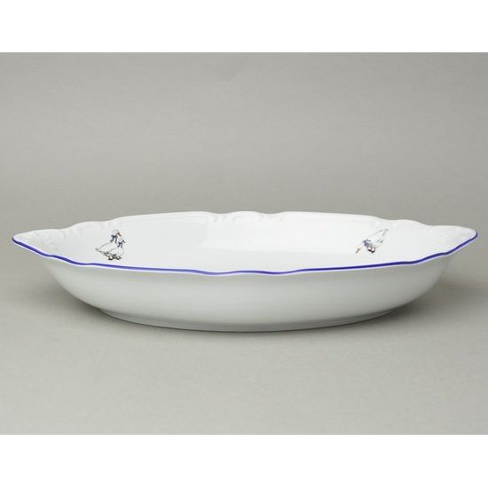 Constance husy, Koš na chléb 33 cm, Thun 1794, karlovarský porcelán